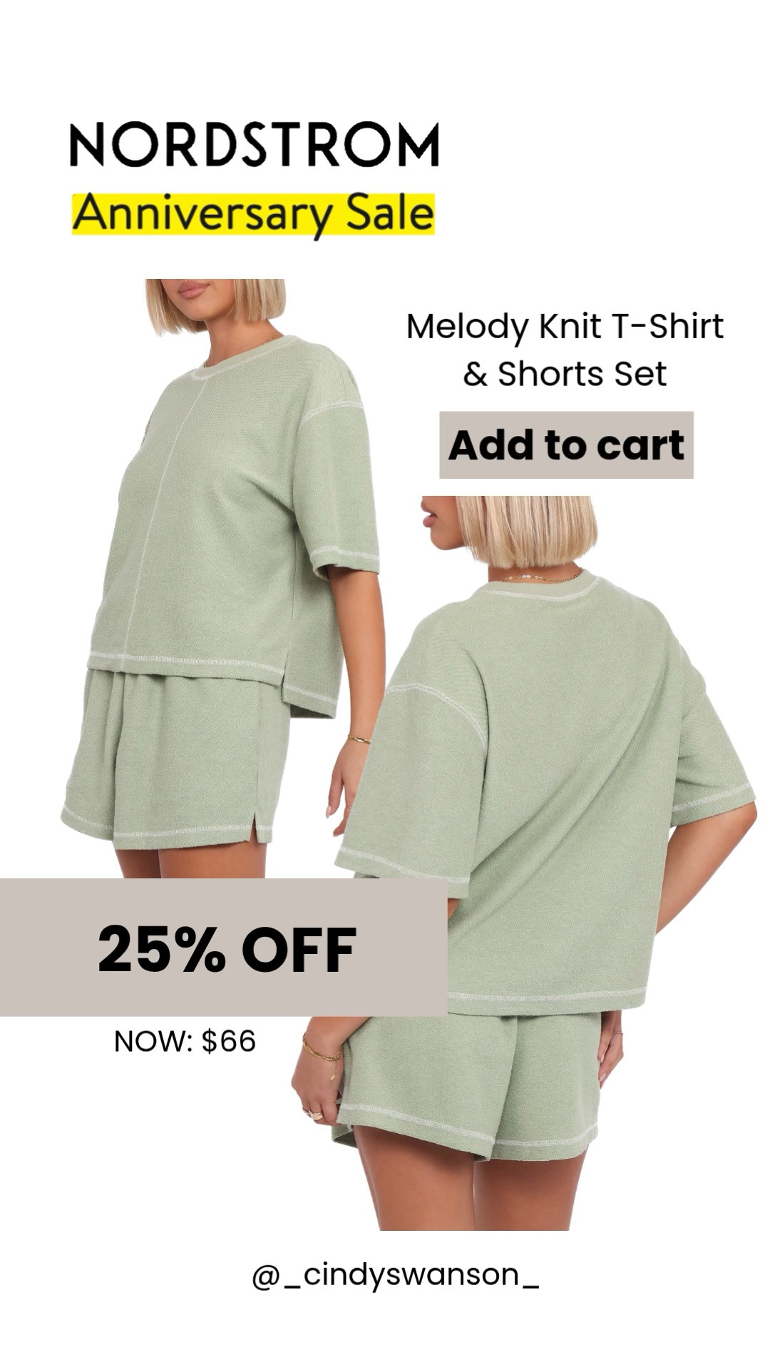 This Melody Knit T-Shirt & Shorts Set is one of my favorite Nordstrom Anniversary Sale finds! The soft knit fabric, relaxed fit, and easy matching set make it perfect for lounging at home, weekend errands, or travel. It’s 25% off right now for $66.

💡 LTK MADE EASY
❤️ Heart = Support my posts!
🔖 Save = Get sale & restock alerts
📋 Lists = Keep favorites organized
📲 Share = Send lists and products to a friend. Hello, Christmas List!
💬 Comment = Ask me anything about what I’m wearing. :-)

#LTKootd #LTKSaleAlert