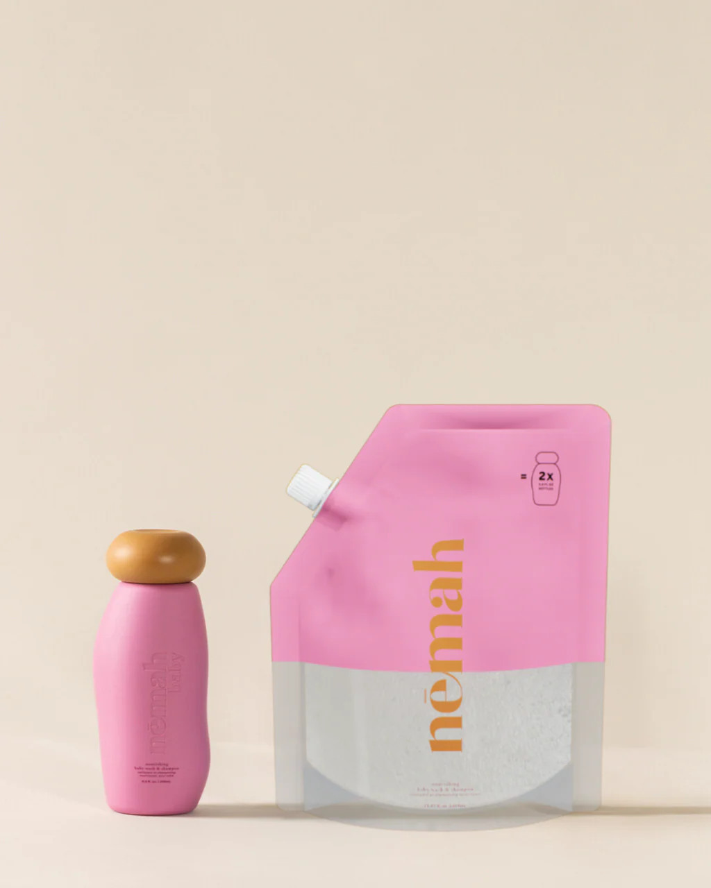 Nourishing Baby Wash & Shampoo Refill Set | Nemah