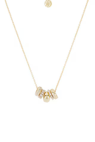 BaubleBar Pave And Gold Charm Necklace in Gold from Revolve.com | Revolve Clothing (Global)