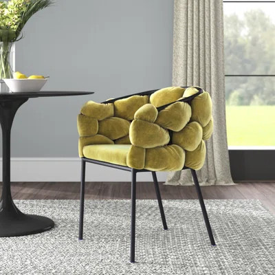 Lawncrest Velvet Upholstered Arm Chair | Wayfair North America