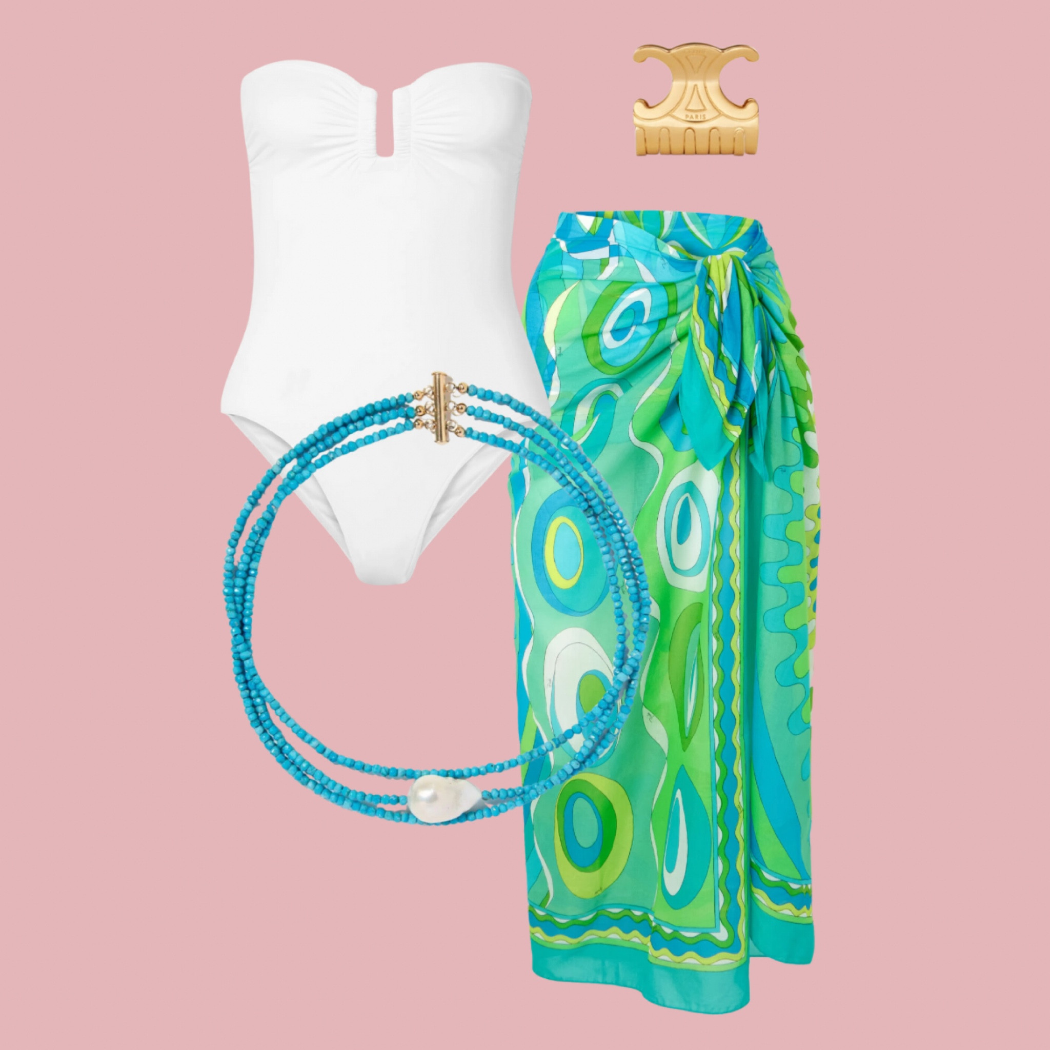 Shop the look: chic swimsuit + cover-up combos 💚