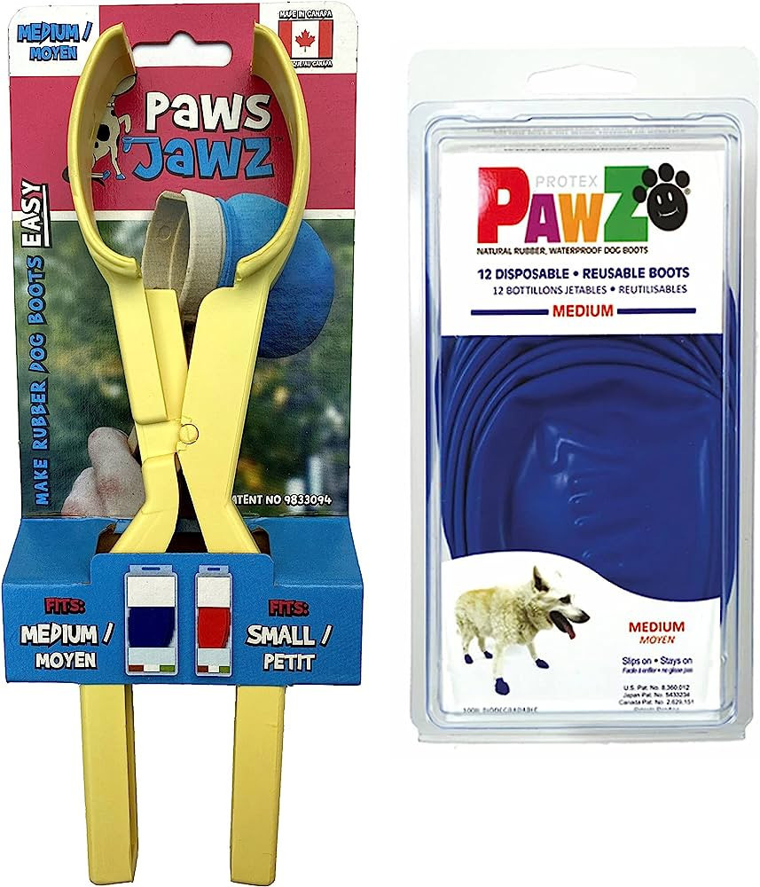 Jawz for Paws Dog Boots Color:Blue Size:Medium Starter | Amazon (US)