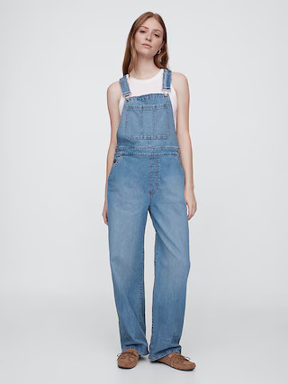Relaxed Denim Overalls | Gap Factory