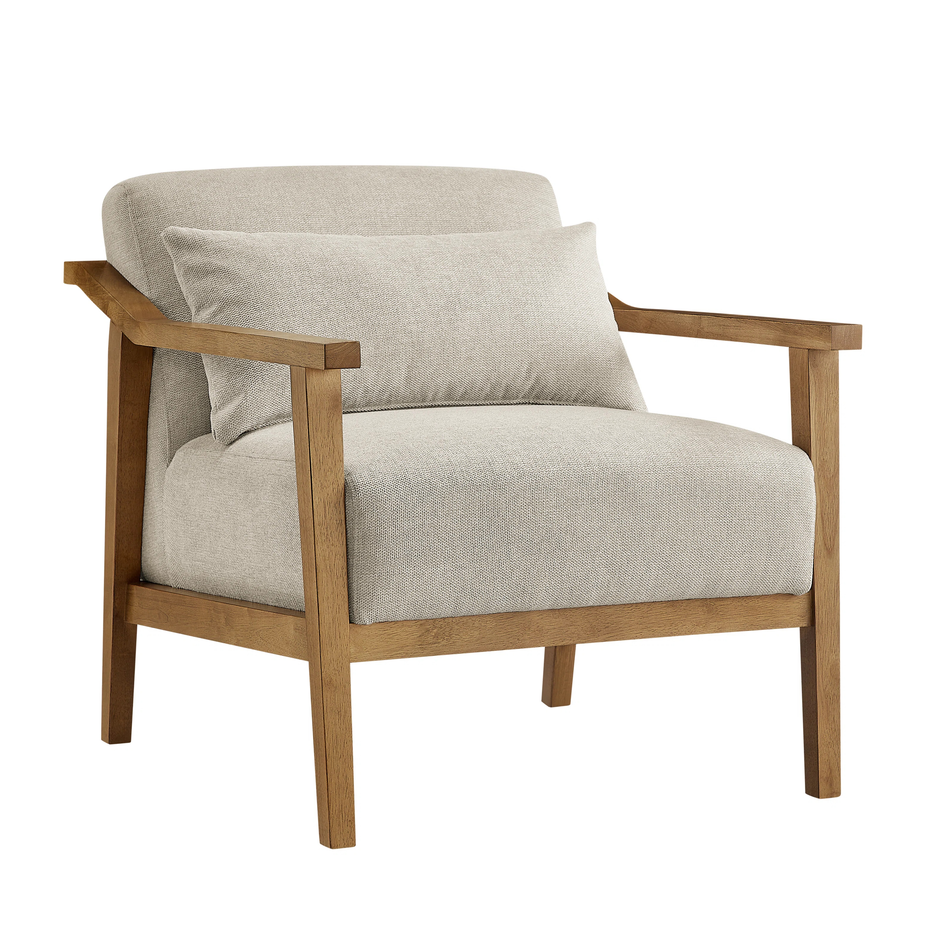 Rayn Solid Wood Upholstered Accent Chair | Joss & Main