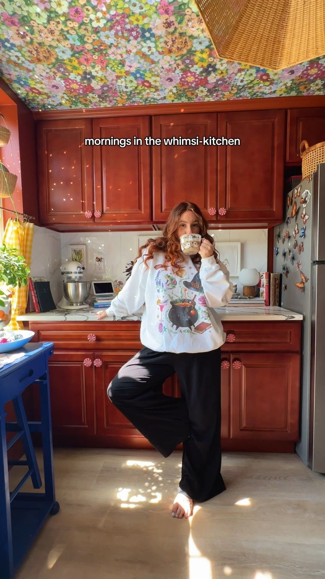 What will she brew up next? 

Fall sweatshirt, witchy sweatshirt, spooky season sweatshirt, fall home decor, kitchen decor, quirky home decor, maximalist decor, whimsical decor

#LTKFindsUnder50 #LTKSeasonal #LTKHome