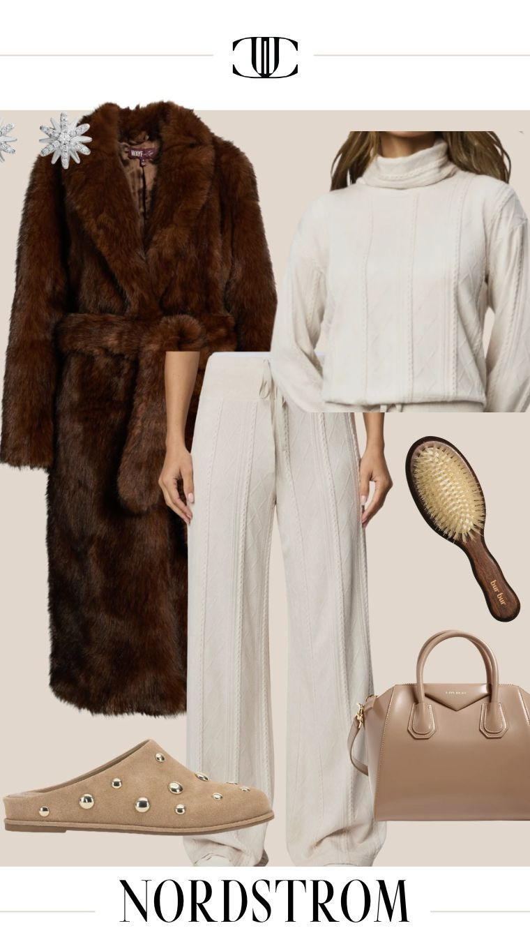 Elevated winter dressing starts here ❄️✨ This chic @Nordstrom look is all about rich textures and timeless layers — a ribbed knit dress, faux-fur vest, and classic croc clutch that take you from December dinners to winter weddings, office parties, holiday concerts, and even NYE soirées without missing a beat.

This color palette is warm, luxe, and incredibly flattering, and the styling possibilities are endless:
– Add the faux-fur vest for instant glamour
– Swap in a tailored coat for a polished work event
– Dress it up with slingbacks & gold jewelry for nighttime
– Go casual chic with tall boots for daytime outings

Perfect for holiday gatherings, winter date nights, festive girls’ dinners, and seasonal events when you want to stay cozy but look elevated. Shop everything at Nordstrom and save these pieces to build a winter wardrobe you’ll wear on repeat. 🤎✨

#NordstromPartner #WinterOutfits #HolidayStyle #DecemberOutfits #WinterWardrobe #KnitDressOutfit #FauxFurStyle #ColdWeatherFashion #ElegantWinterStyle #WhatToWearInWinter #HolidayPartyOutfit #WinterEventOutfit #ChicWinterLooks #FashionOver30 #

#LTKOver40 #LTKootd