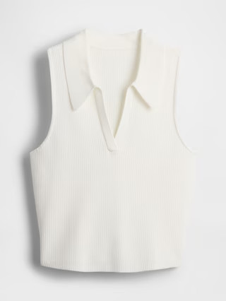 Cropped Rib Sweater Tank | Gap (US)