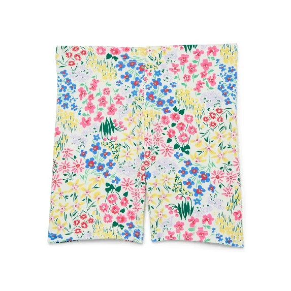 Wonder Nation Toddler Girls Bike Shorts, Sizes 18M-5T | Walmart (US)