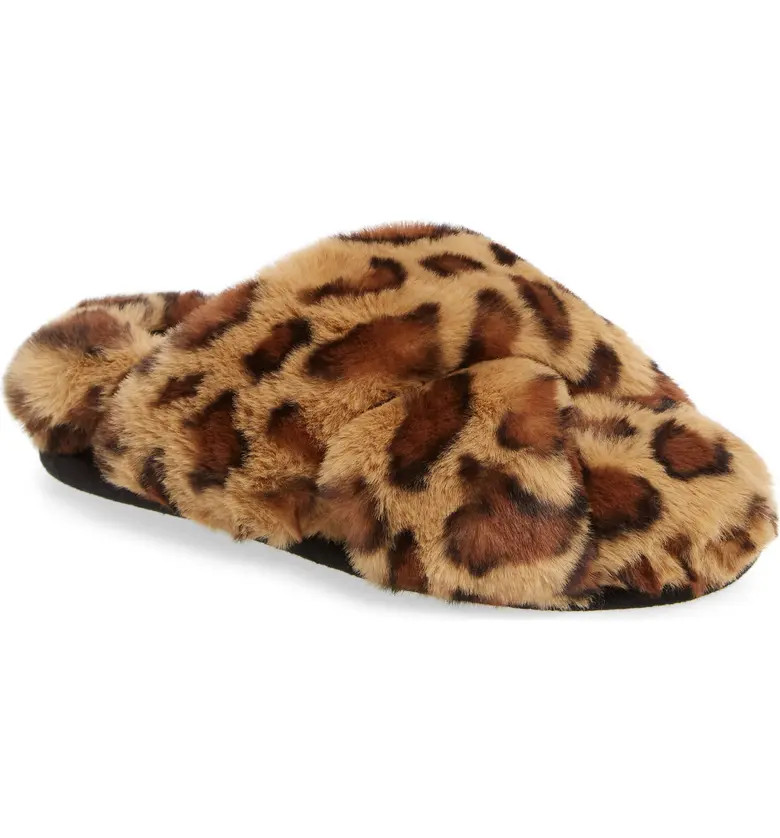 Sophie Criss Cross Plush Bedroom Slipper | Nordstrom