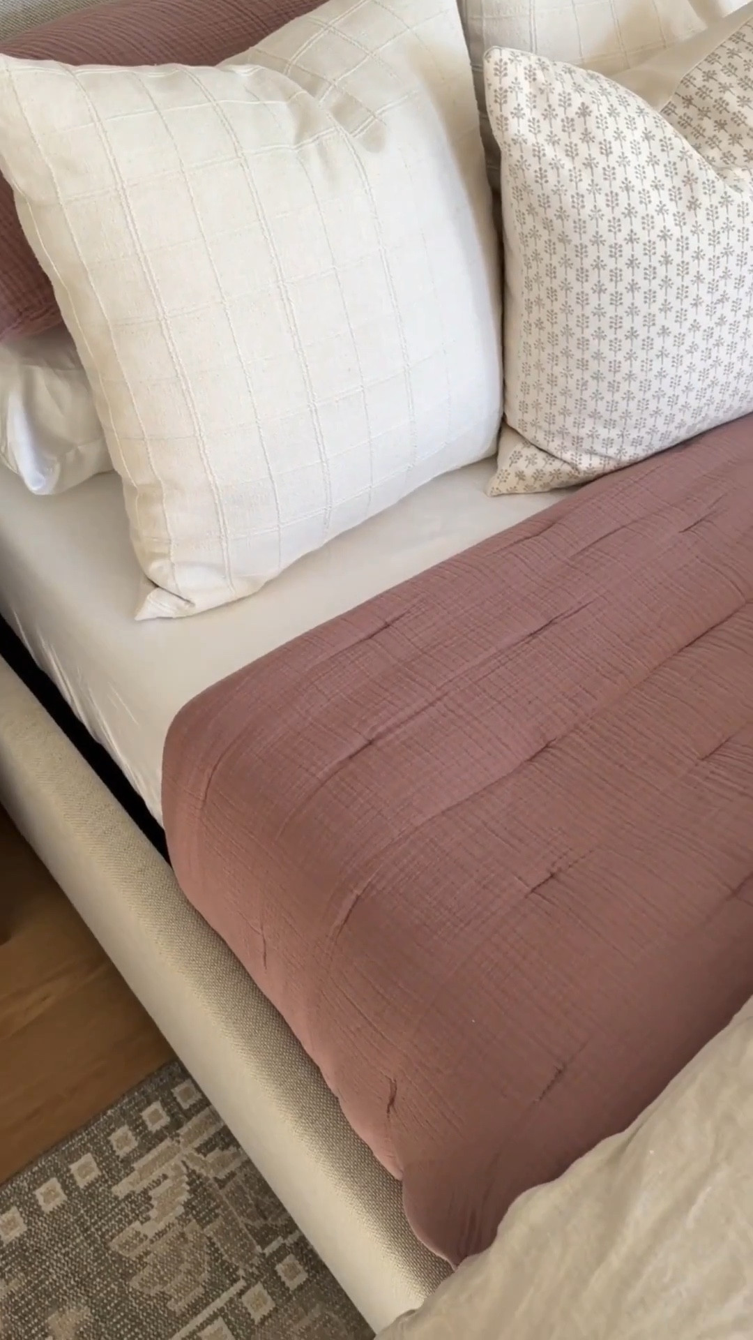 The easiest and prettiest spring bedding refresh! I love the pop of color for the spring season. Quince bedding is soft, organic, luxurious and very affordable!

#LTKHome