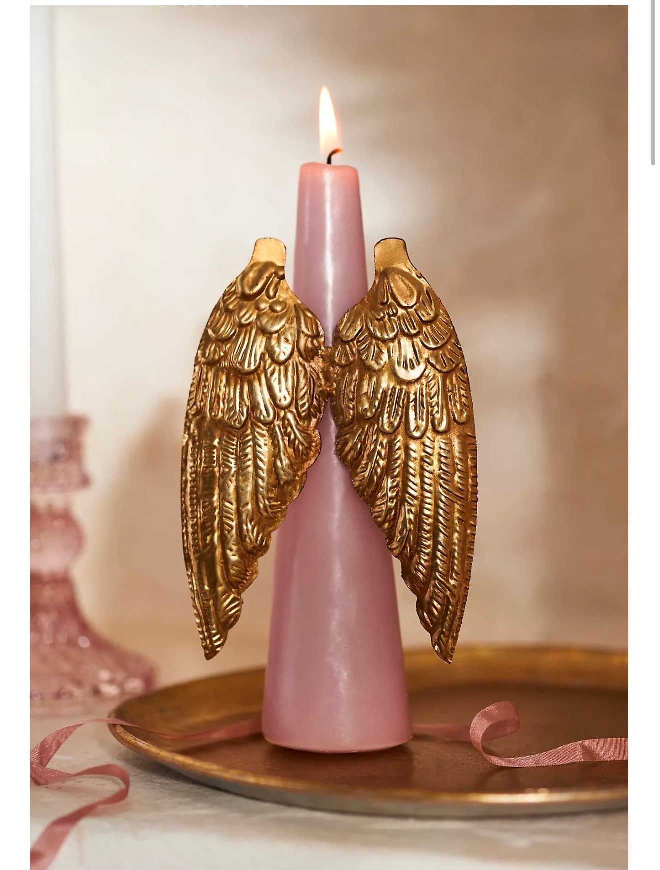Wings Candle Pin

Handmade especially for terrain, this wing-shaped pin adds charming detail to a candlelit mantel or tablescape. To use, simply push the pin into the wax of a taper or pillar candle

#LTKSeasonal #LTKHome #LTKHoliday