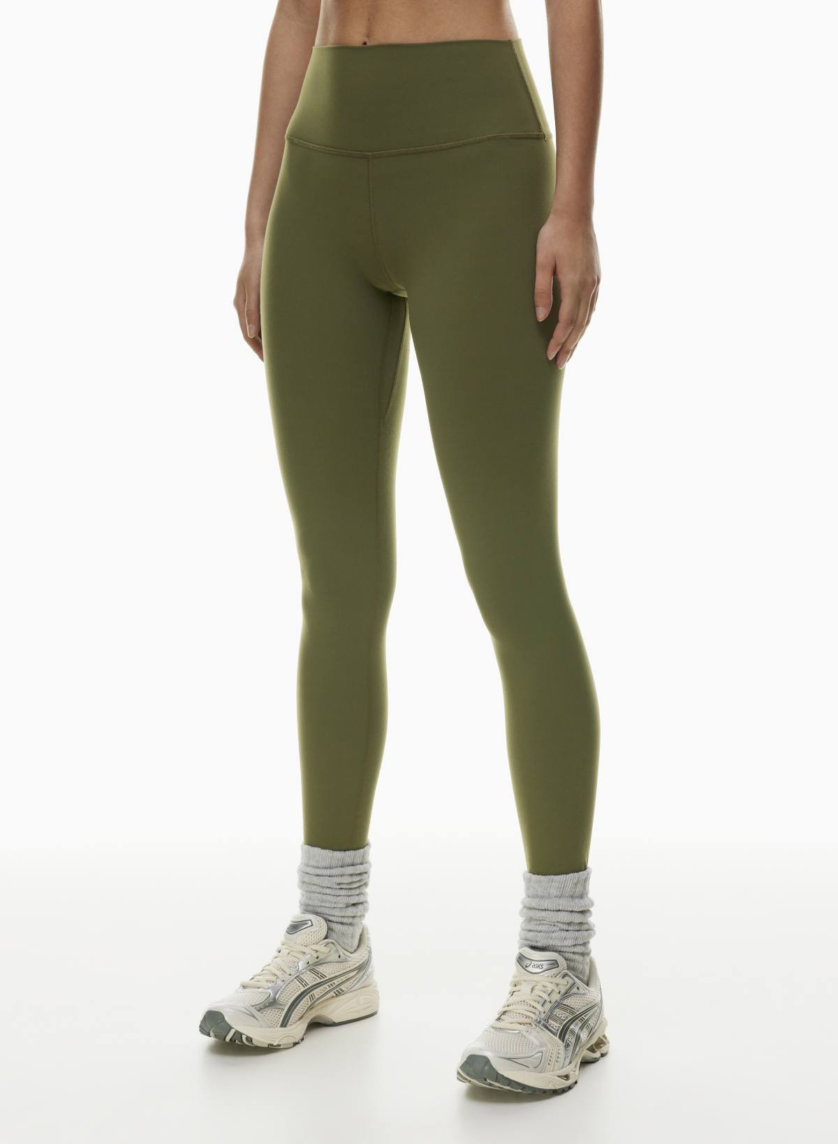 Golden Women's Butter Atmosphere Hi-Rise Legging in Fatigue size 2 | Aritzia