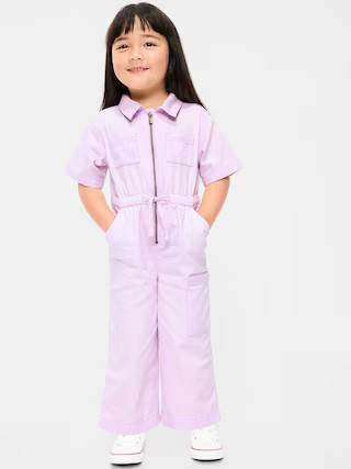 Short-Sleeve Utility Jumpsuit for Toddler Girls | Old Navy (US)