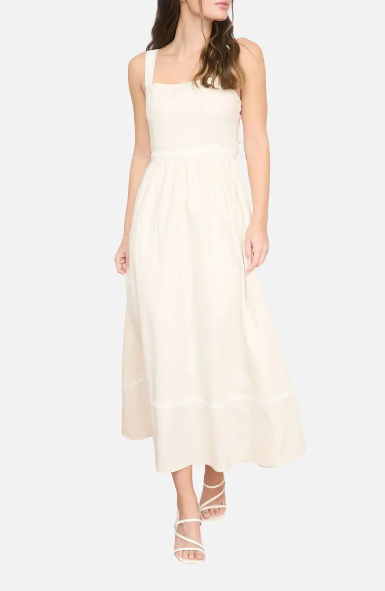 Square Neck Midi Dress | Nordstrom Rack