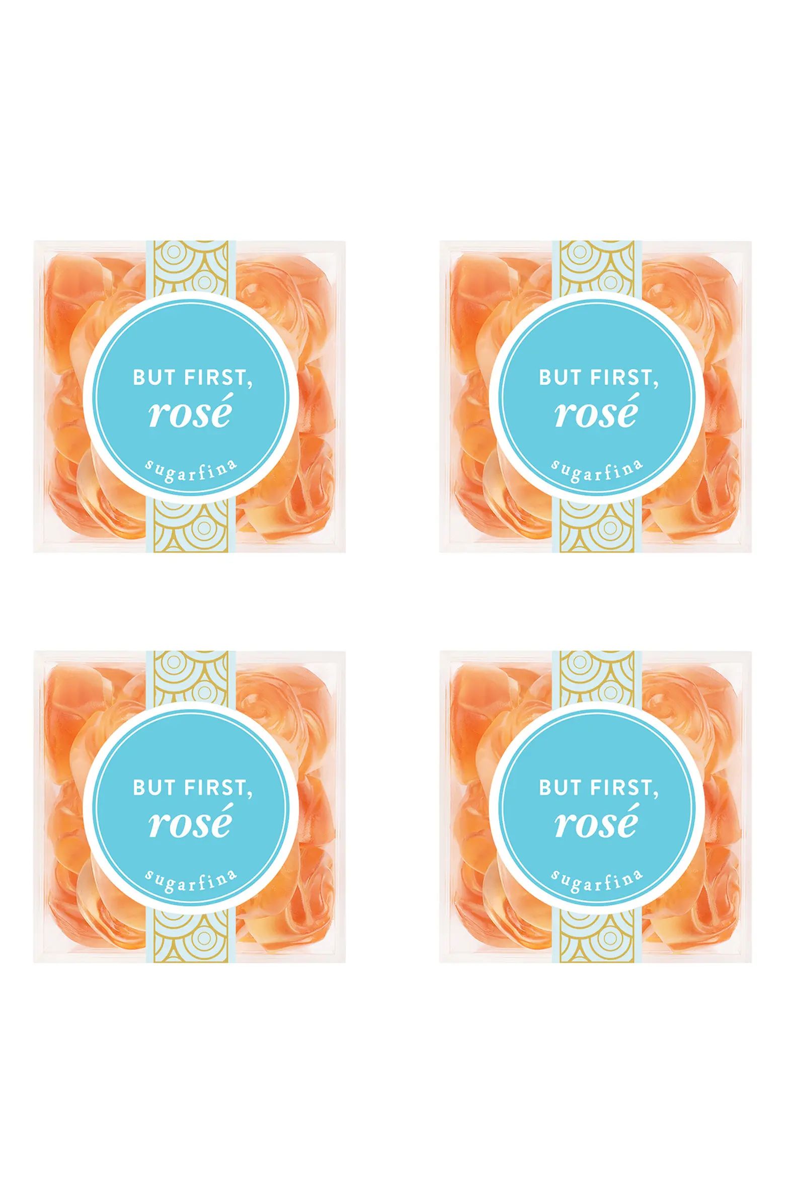 sugarfina But First, Rosé Set of 4 Candy Cubes | Nordstrom | Nordstrom
