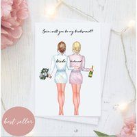Will You Be My Bridesmaid/Wedding Cards/Bridesmaid Proposal Cards/Greeting Cards/Bridesmaid | Etsy (US)
