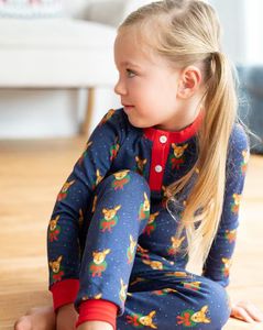 Dasher, The Fun Reindeer Pajama Set | Smockingbird Kids