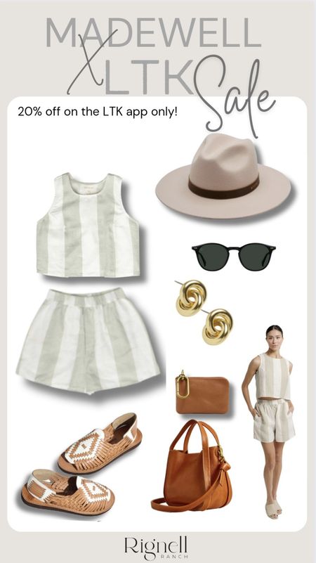 #Perfect #summer #outfit with these #madewell #styled items! Madewell x LTK Sale happening now! 20% off in the LTK #app only! Click on the item #linked below and check the #promo #code to bring you to the website! #madewellxltksale #madewellxltk #ad #summerfashion

#LTKxMadewell #LTKSaleAlert #LTKStyleTip