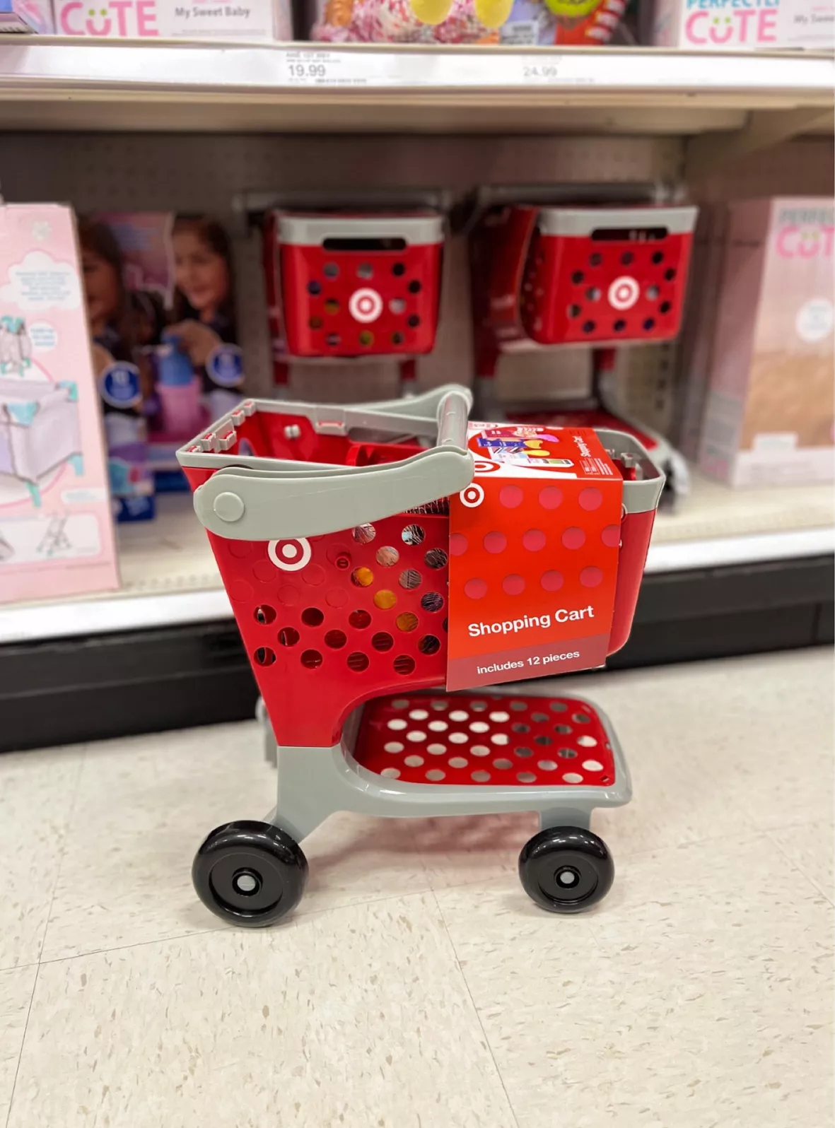 Target Toy Shopping Cart, Red