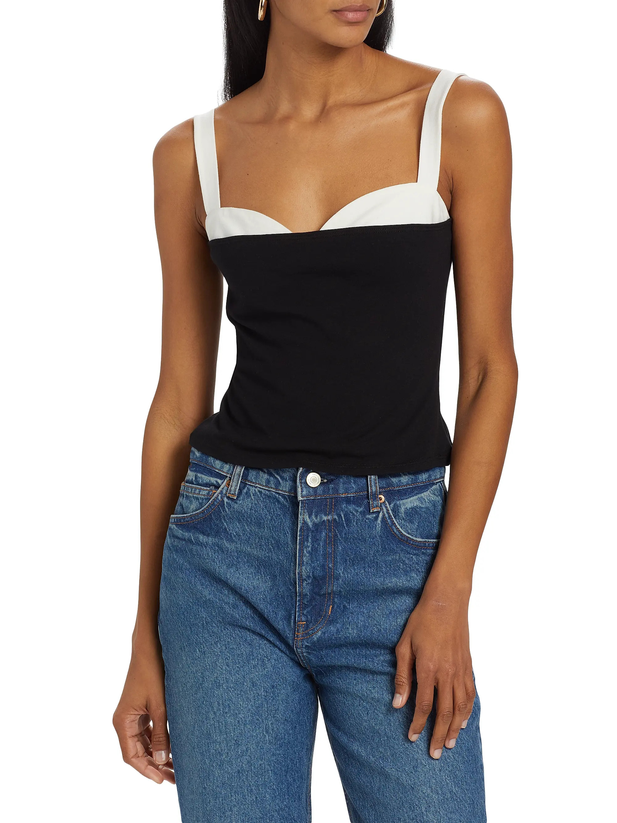 Harlan Peekaboo Knit Top | Saks Fifth Avenue