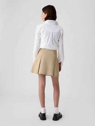 Kids Uniform Pleated Khaki Skort | Gap (CA)