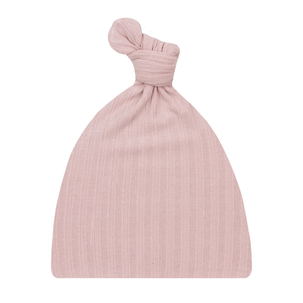 Tessa Ribbed Top Knot Hat | Lou Lou & Company