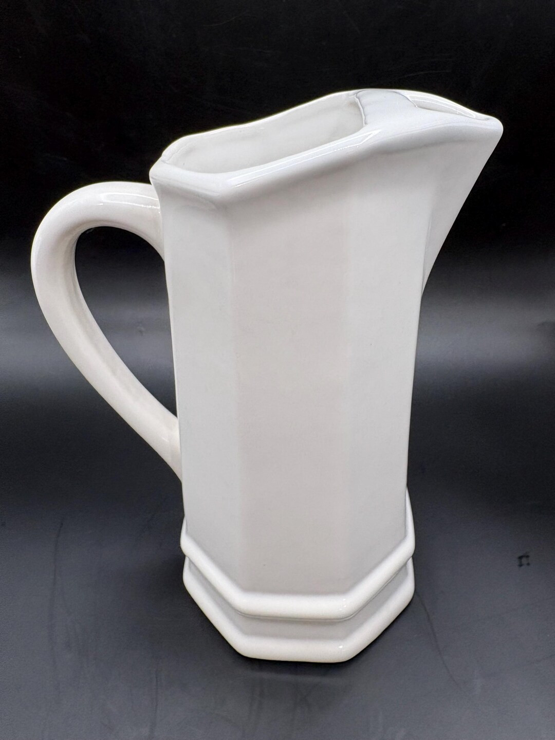 VIntage Pfalzgraff Heritage White Ironstone 8.5” Pitcher | Etsy (US)