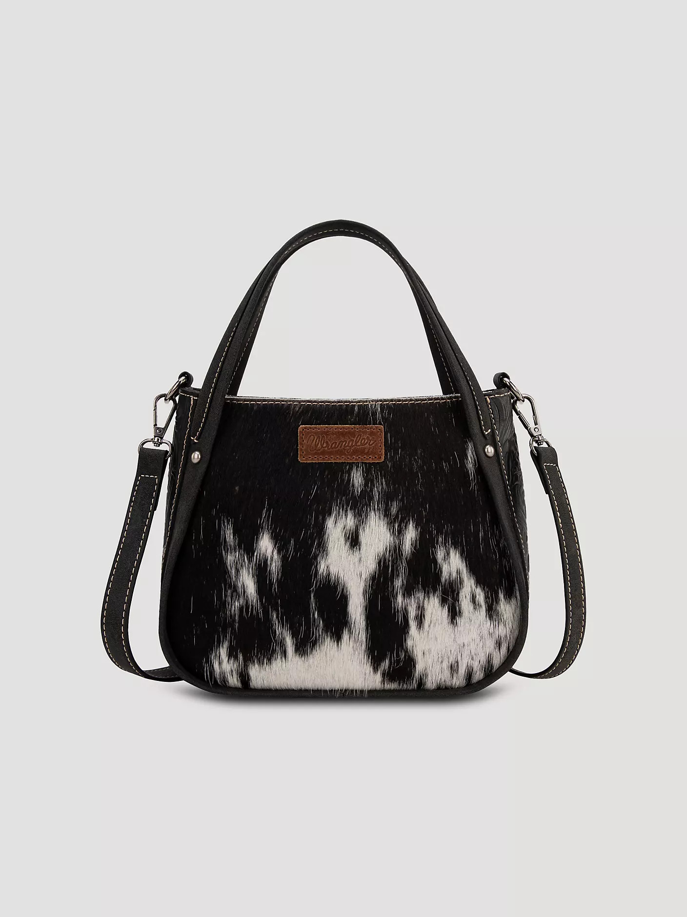 Genuine Hair-On Cowhide Tote Bag | Wrangler