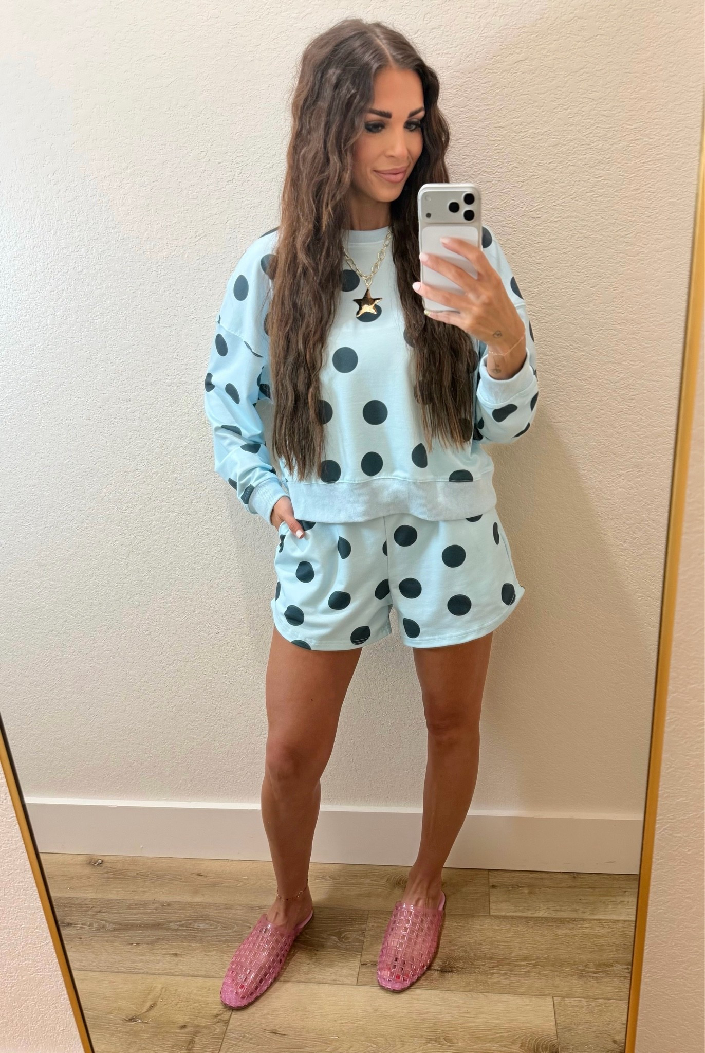 Polka dot set! Would be so cute with red for memorial or 4th

#LTKootd #LTKmomlife #LTKTravel
