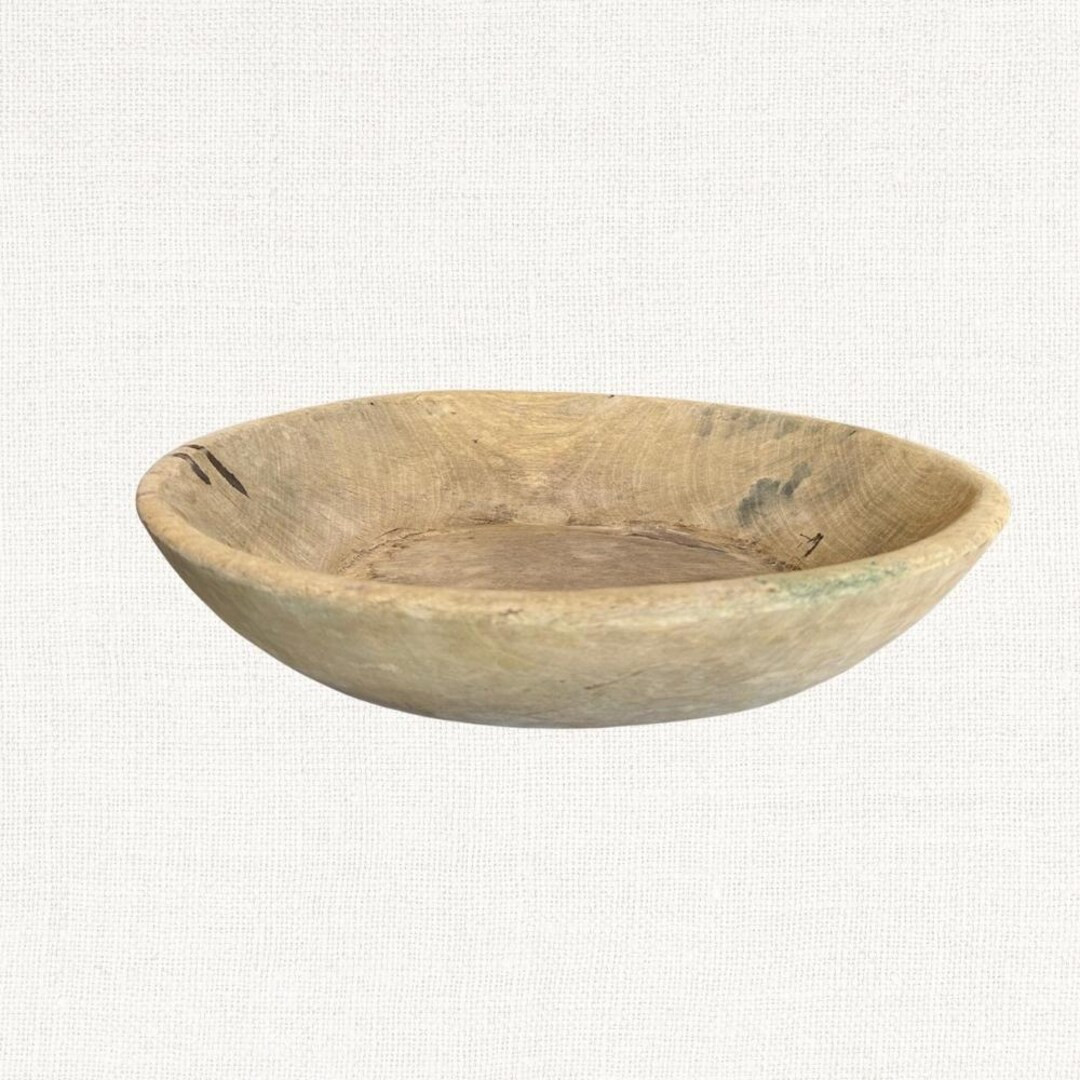 Harlow Reclaimed Wood Dough Bowl, 14–16" Vintage Parat | Rustic Coffee Table Centerpiece – Me... | Etsy (US)