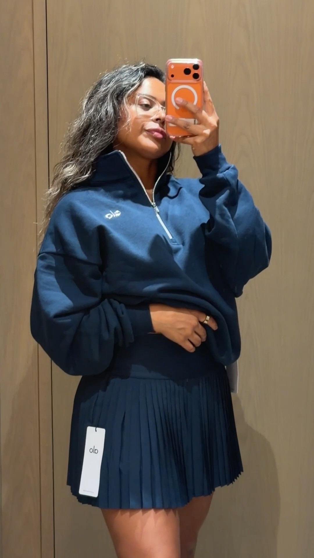 1/4 zip pullover size medium for a cute oversized look and cute grand slam tennis skirt size medium 

#LTKootd #LTKfitnessgoals #LTKPetite