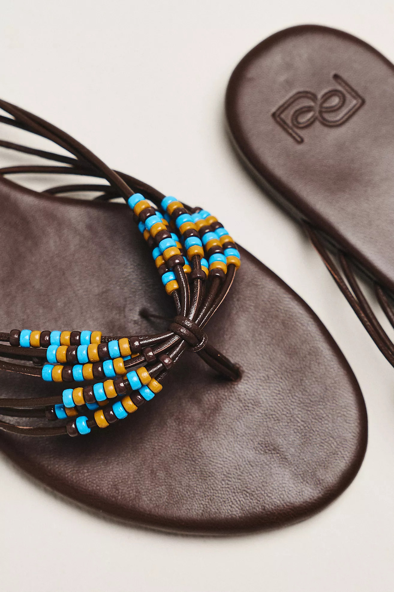 Reformation Jessica Beaded Flip-Flop Sandals | Anthropologie (US)