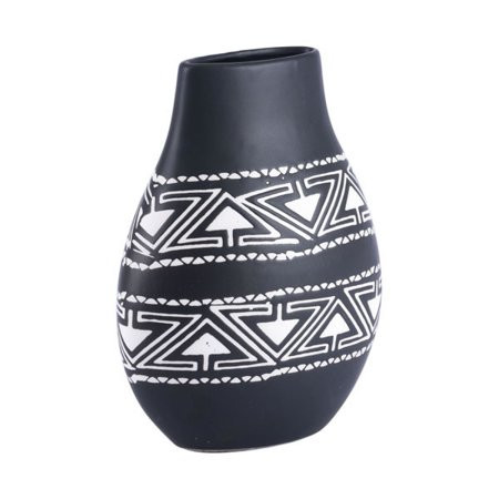 Kolla Small Vase Black & White | Walmart (US)
