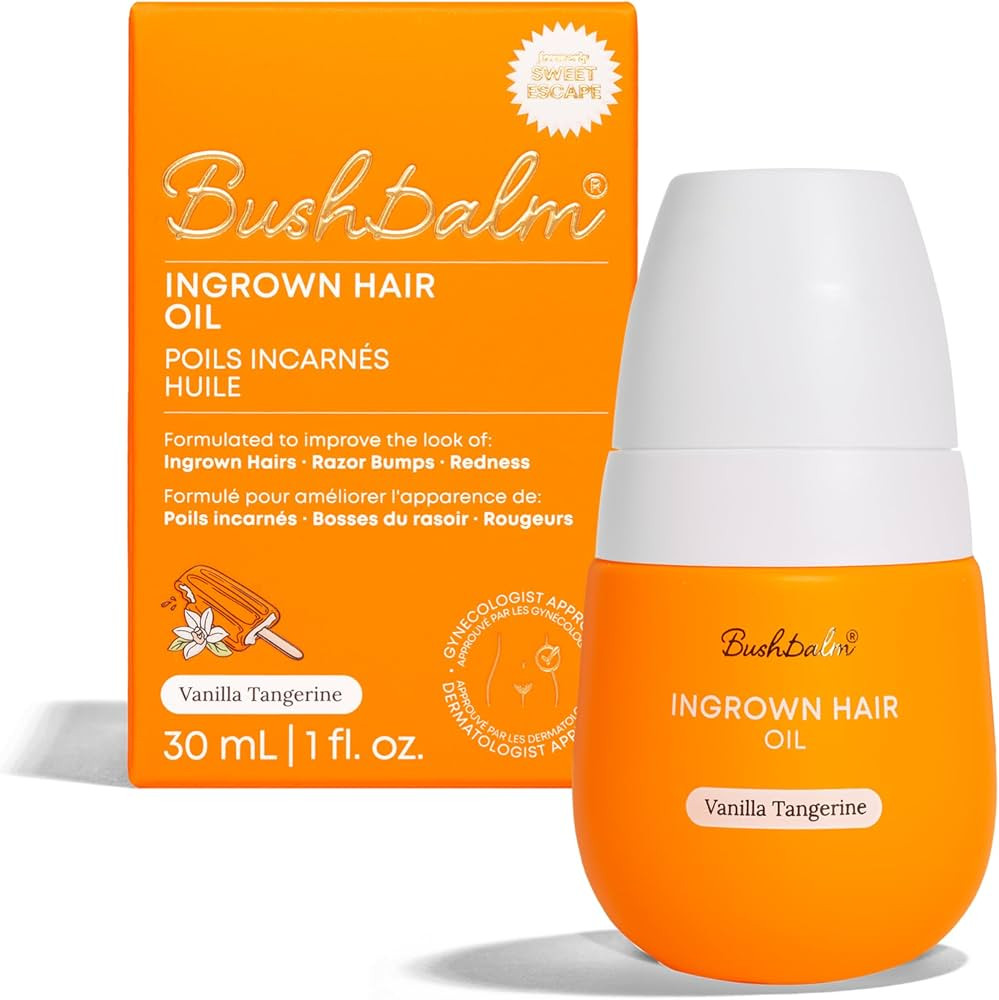 Bushbalm Ingrown Hair Oil - Helps Reduce, Repair Skin from Ingrown Hairs, Razor Bumps & Underarm ... | Amazon (US)