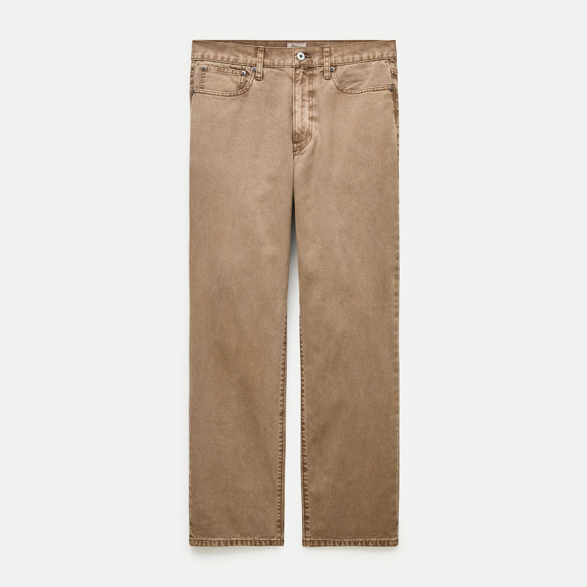 Classic Straight garment-dyed five-pocket jean | J. Crew US