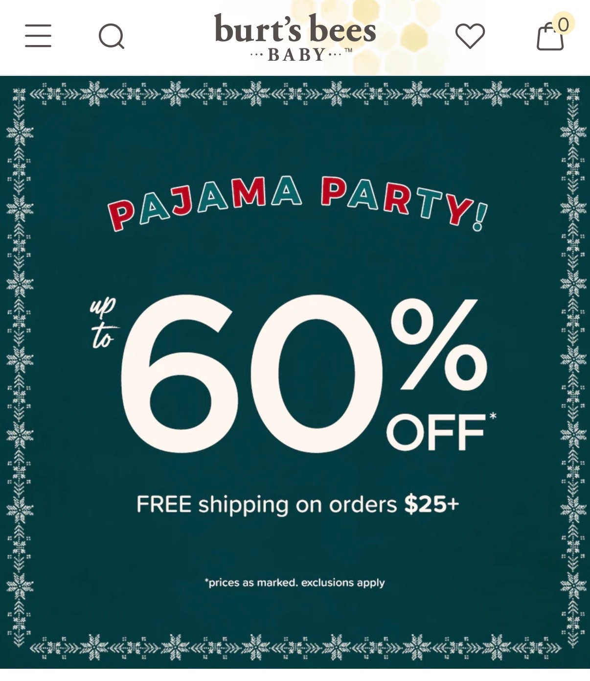 Burt’s Bees matching family pj’s are 60% off today! 

#LTKSaleAlert #LTKHoliday #LTKGiftGuide