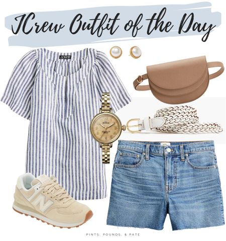 JCrew summer outfit of the day! #ootd #jcrew #summeroutfit