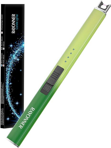 RAYONNER Lighter Electric Lighter Candle Lighter USB Lighter with Safety Switch Rechargeable Flam... | Amazon (US)