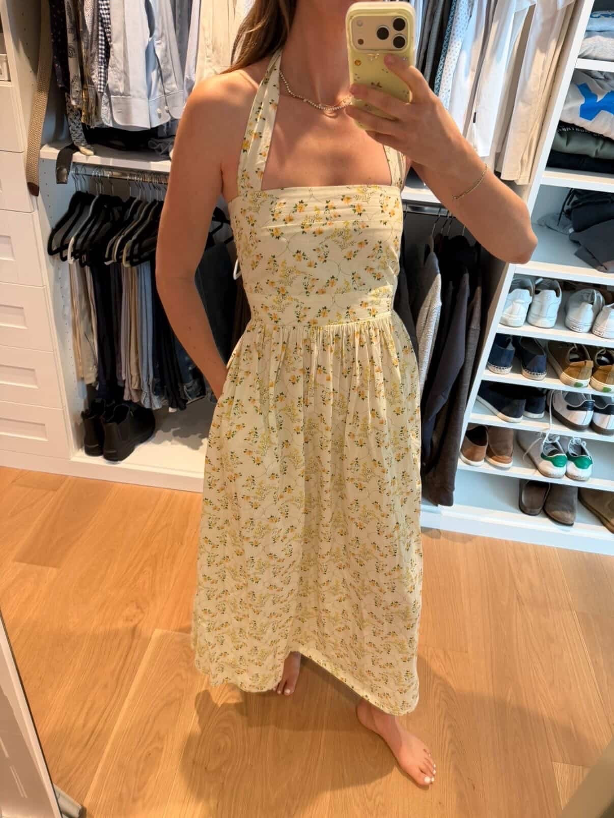 floral halter dress for spring, very comfy and flattering @Shopbop 

#LTKSeasonal #LTKootd #LTKdayinmylife