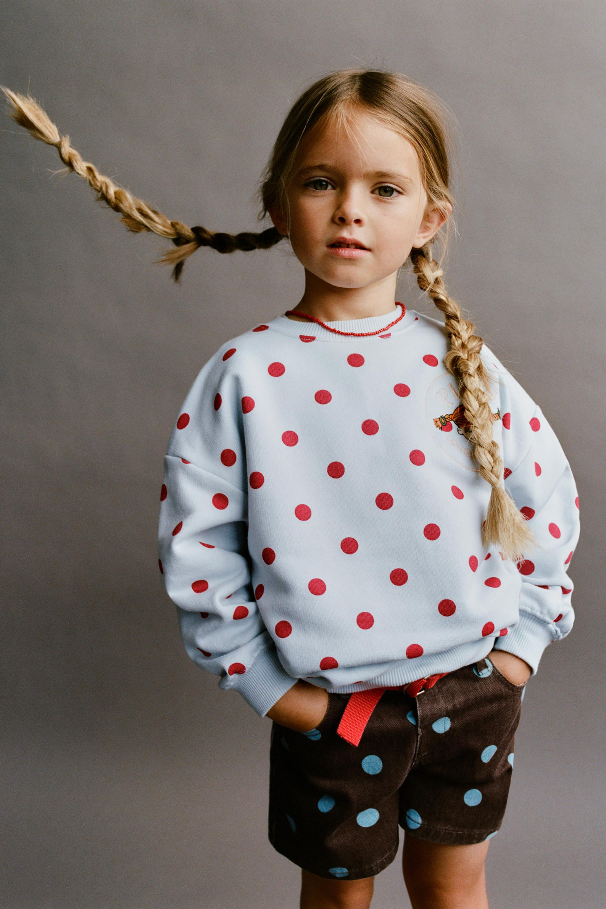 POLKA DOT TWILL SHORTS | Zara US
