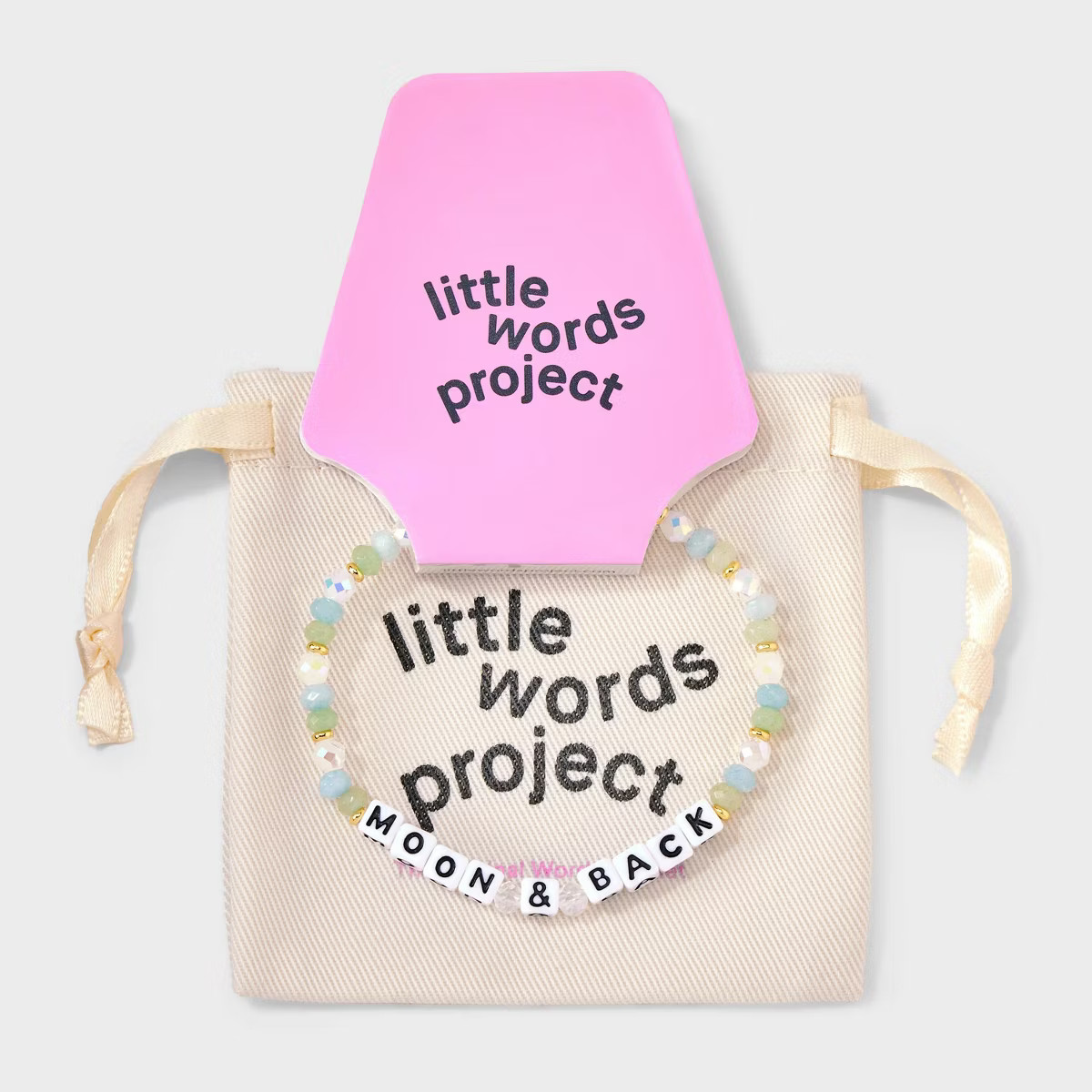 Little Words Project "Moon & Back" Beaded Bracelet - Clean Slate | Target