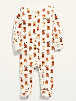 Unisex Printed Sleep &#x26; Play Footed One-Piece for Baby | Old Navy (US)