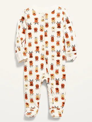 Unisex Printed Sleep & Play Footed One-Piece for Baby | Old Navy (US)