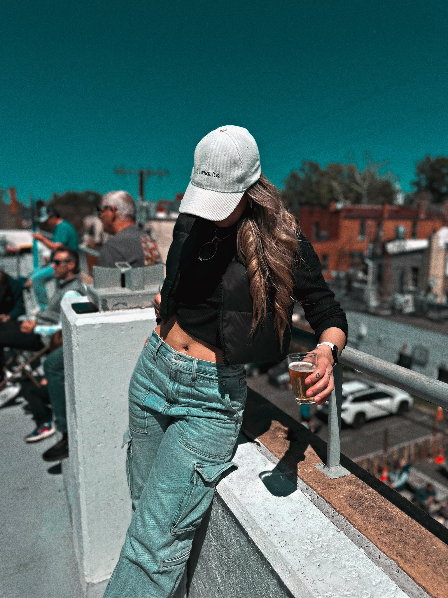 Just me, my beer, and the serotonin the sun promised me ☀️

#RooftopVibes #beerme #sunnydays 

 #LTKSeasonal #LTKFindsUnder50 #LTKStyleTip