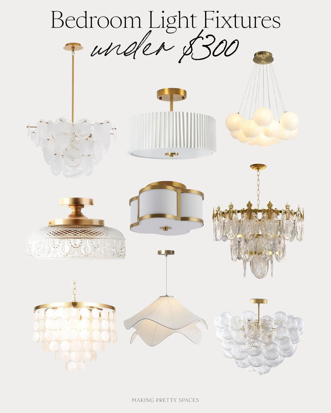 Shop these bedroom light fixtures! Wayfair, amazon, girls bedroom, master bedroom, semi flush mount, chandelier, gold light fixture, glass light fixture, bedroom finds, lights under $300, designer lighting  

#LTKStyleTip #LTKHome #LTKSaleAlert #LTKStyleTip #LTKHome #LTKSaleAlert