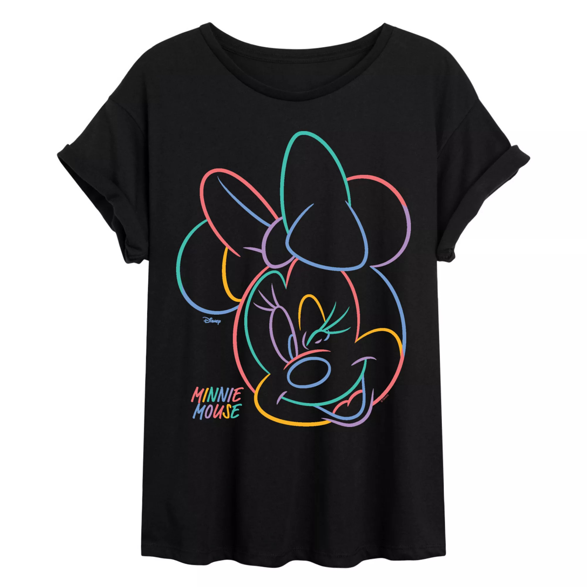 Juniors' Disney's Minnie Mouse Oversized Tee | Kohl's