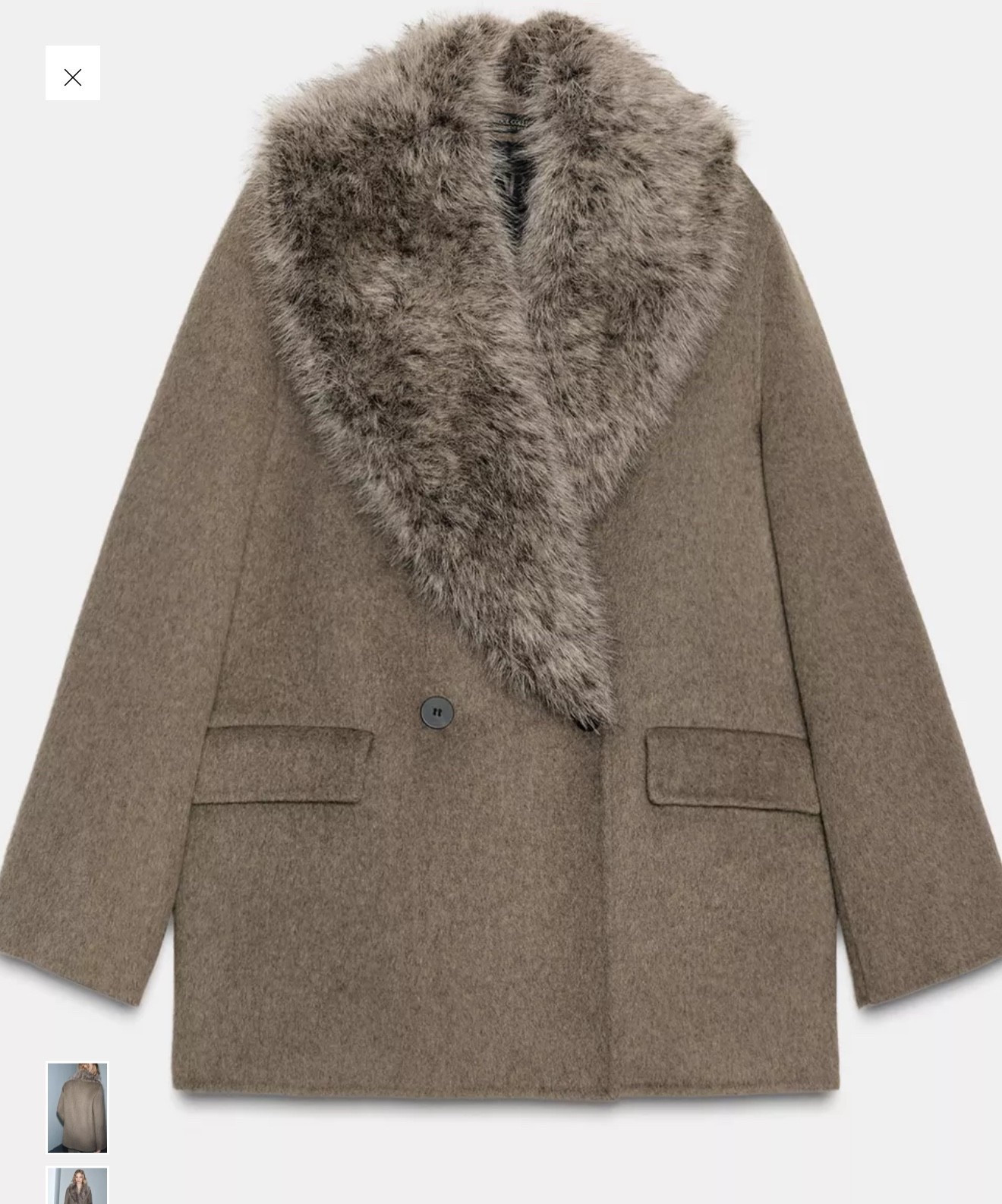 Zara faux fur wool coat 

#LTKOver40 #LTKGiftGuide