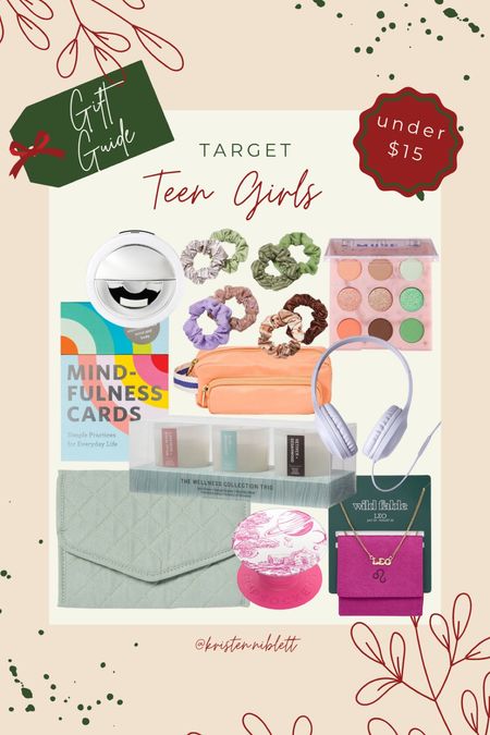Teen girl gifts under $15 // Target 

Stocking stuffers for girls. Gift guide for teens  

#LTKunder50 #LTKGiftGuide #LTKHoliday