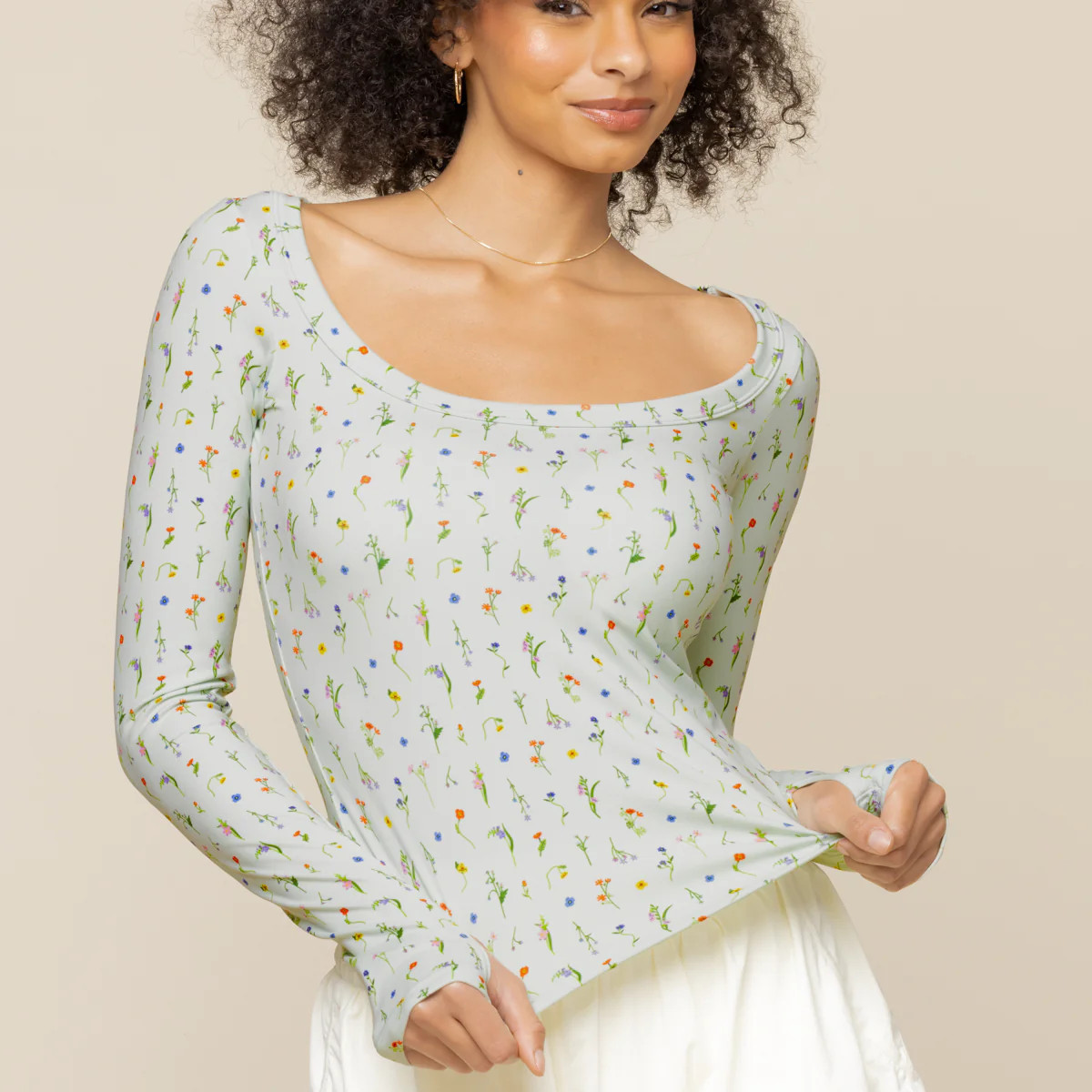 Your Favorite Reversible Long Sleeve Top - Meadow | POPFLEX