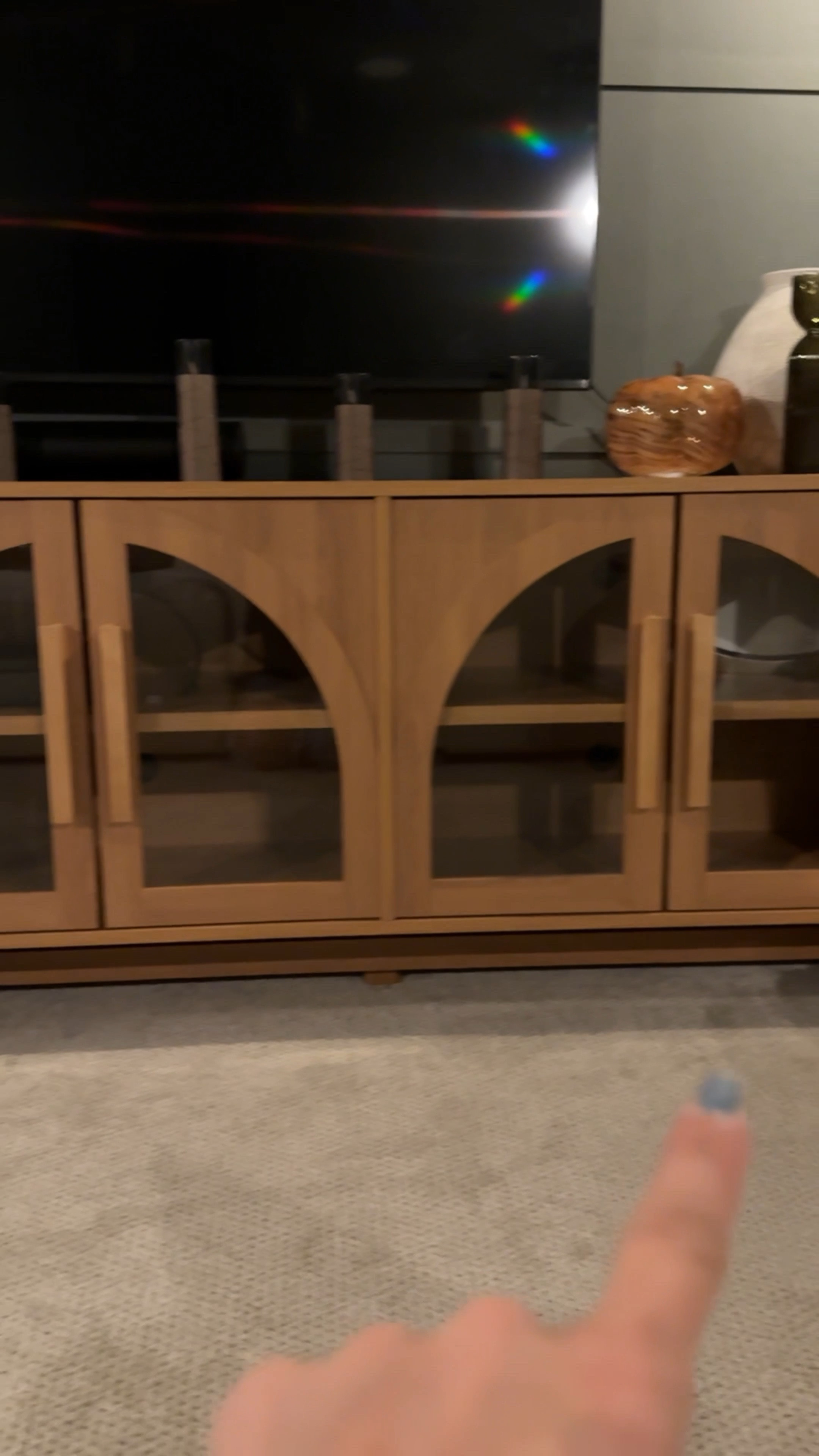 The Juliet sideboard cabinet from @walmart is BACK IN STOCK! 🚨 it’s under $200 and comes in honey and black! #walmartpartner #walmarthome

#LTKHome